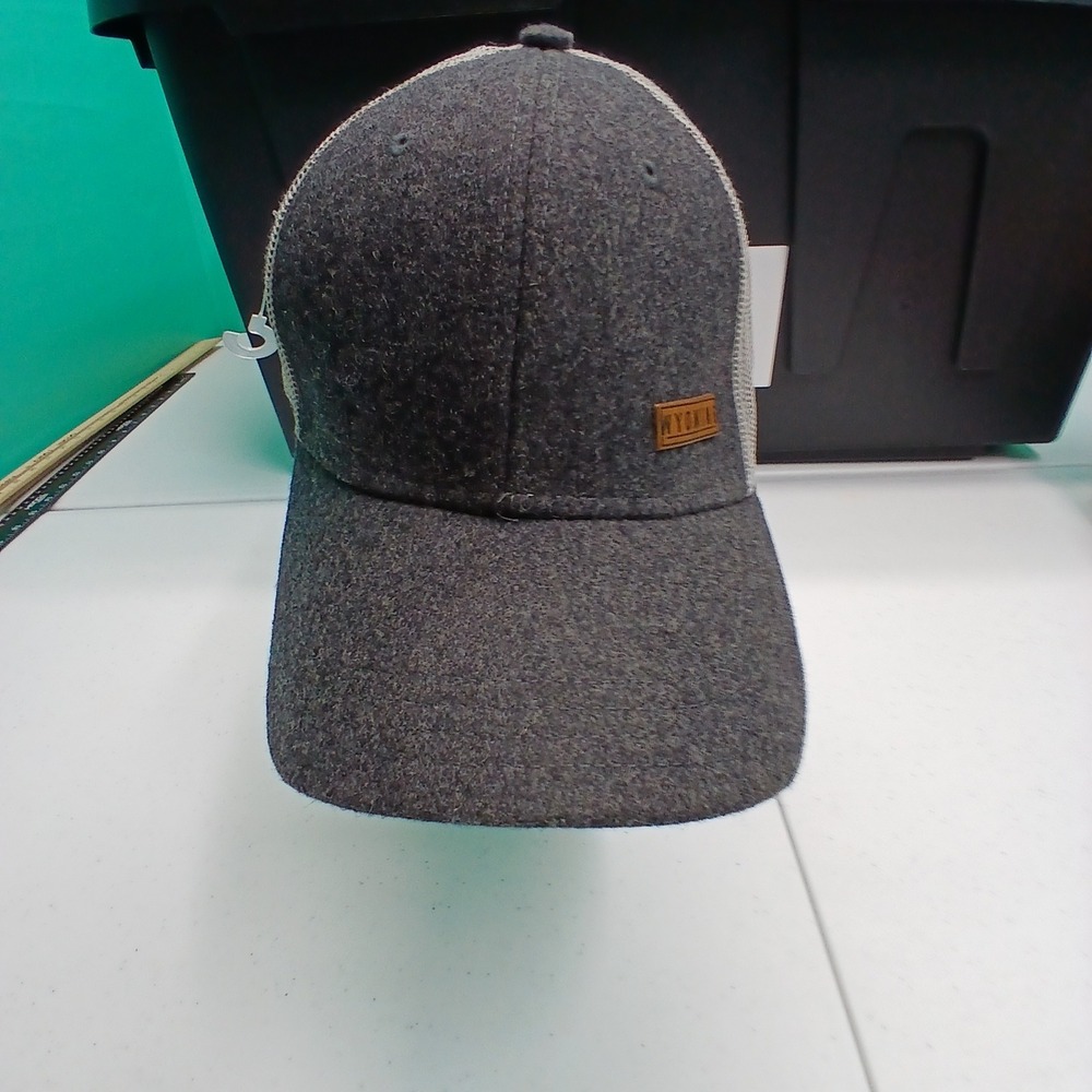 Wyoming Trucker Hat OSFM Grey Wool Blend Mesh Western Gorpcore Mountain Rustic